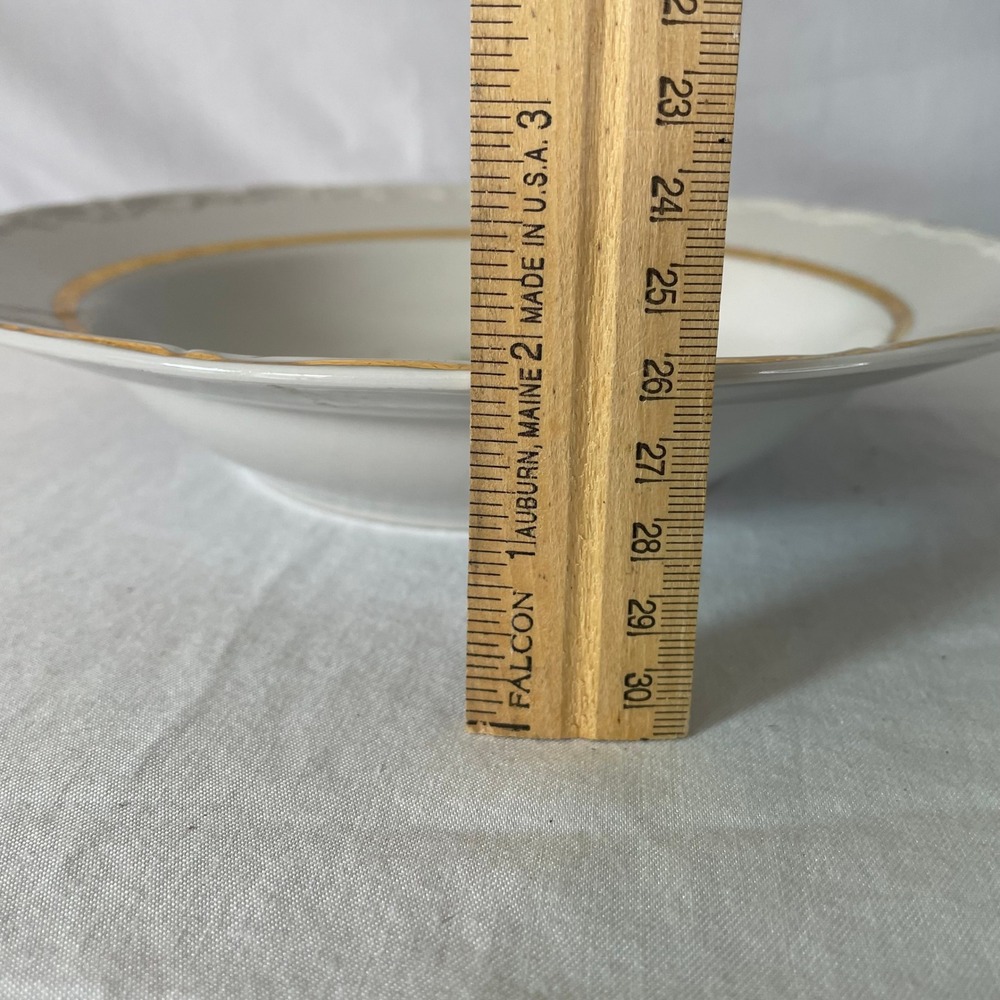 SC Floral‎ Soup Bowls Set of 6 Gold Trimmed Rose Flower Design - Picture 5 of 6